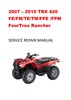 Thumbnail 2007 2008 2009 2010 TRX420 Rancher Service Repair Manual Thumbnail 2007 2008 2009 2010 TRX420 Rancher Service Repair Manual