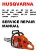 Thumbnail HUSQVARNA 168 172XP 281XP 288XP 394XP 3120XP Service manual