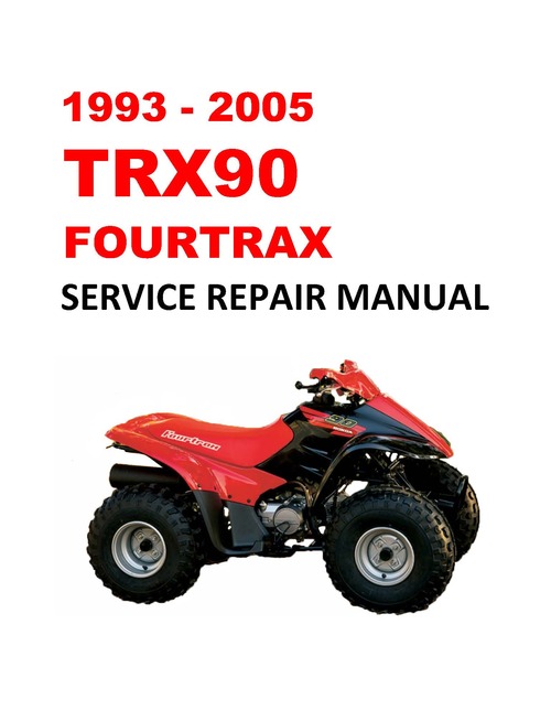 Product picture 1993-2005 TRX90 Fourtrax Service Repair Manual